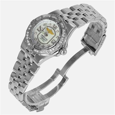 breitling starliner ladies mop diamond watch a71340|Breitling Starliner A71340 .